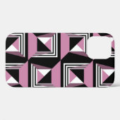 Coques Case-Mate iPhone Motif carré moderne et transparent (Verso (horizontal))