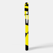 Coques Case-Mate iPhone Motif Carré noir et jaune (Verso / Gauche)