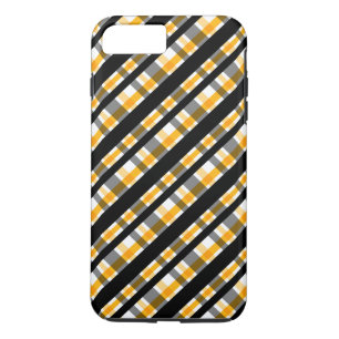 Coque iPhone 8 Plus/7 Plus Motif carreaux automne diagonal moderne