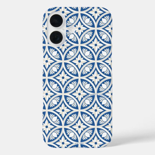 Coques Case-Mate iPhone Motif Carrelage Lotus Côtier - Le Lotus Blanc (Verso)