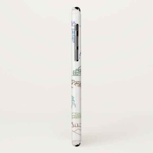 Coques Case-Mate iPhone Motif célèbre de points de repère (Dos/Gauche)