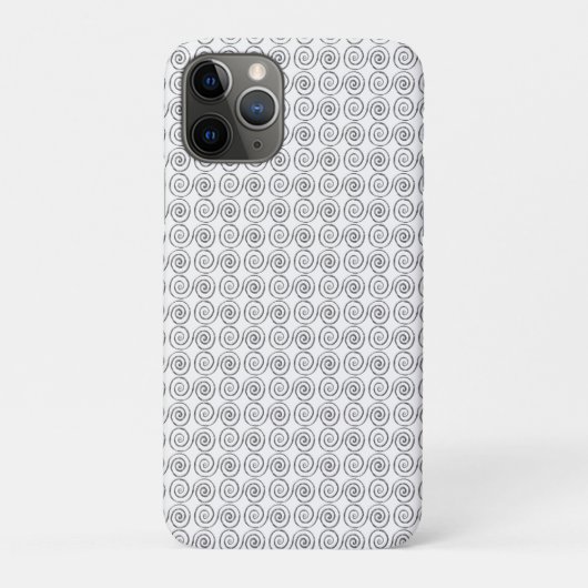Coques Case-Mate iPhone Motif celtique à double spirale (Dos)