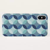 Coques Case-Mate iPhone Motif Cercle bleu (Dos (Horizontal))