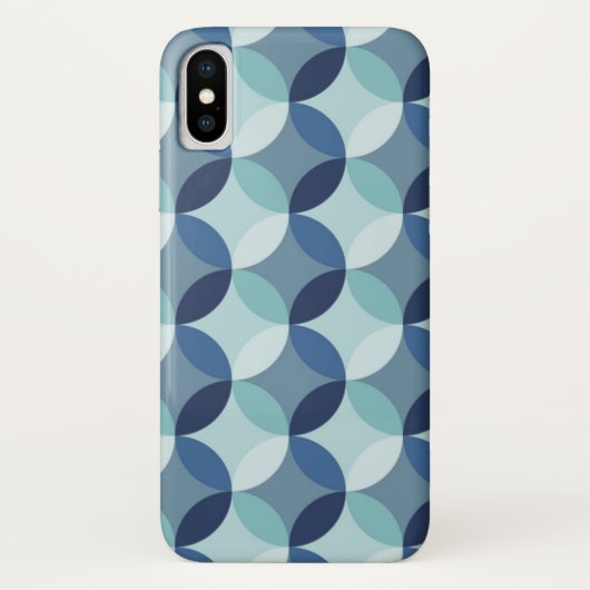 Coques Case-Mate iPhone Motif Cercle bleu (Dos)