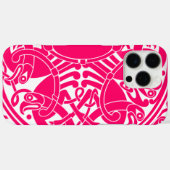 Coques Case-Mate iPhone Motif Cercle d'oiseaux celtique Personnalisé iPhon (Verso (horizontal))