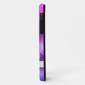 Coques Case-Mate iPhone Motif Cercles Abstraits rose et violet (Dos/Gauche)