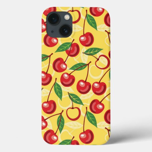 Coques Case-Mate iPhone Motif cerise (Verso)