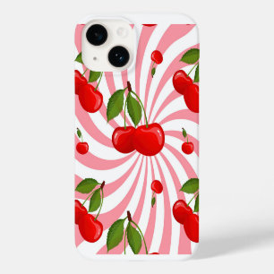 Coque Pour iPhone 14 Motif cerises