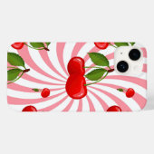 Coques Case-Mate iPhone Motif cerises (Verso (horizontal))