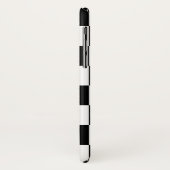 Coques Case-Mate iPhone Motif Checkered noir et blanc (WB) (Dos/Gauche)