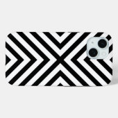 Coques Case-Mate iPhone Motif Chevron Abstrait moderne (Verso (horizontal))