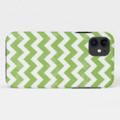 Coques Case-Mate iPhone Motif Chevron blanc blanc blanc blanc vert à la mo (Dos (Horizontal))
