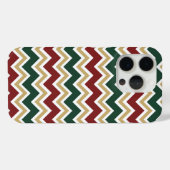 Coques Case-Mate iPhone Motif Chevron blanc rouge vert (Verso (horizontal))