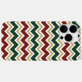 Coques Case-Mate iPhone Motif Chevron blanc rouge vert (Verso (horizontal))