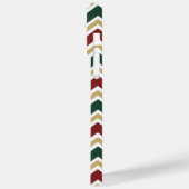 Coques Case-Mate iPhone Motif Chevron blanc rouge vert (Verso / Gauche)