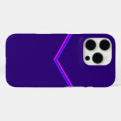 Coques Case-Mate iPhone Motif Chevron en violet et rose (Verso (horizontal))