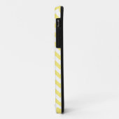 Coques Case-Mate iPhone Motif Chevron jaune or classique (Dos/Gauche)