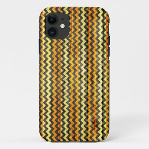 Coque Case-Mate Pour iPhone Motif Chevron Moderne en Bois #2