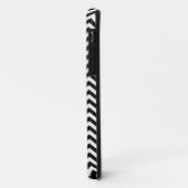 Coques Case-Mate iPhone Motif Chevron noir et blanc (Dos/Gauche)