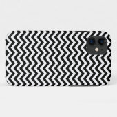 Coques Case-Mate iPhone Motif Chevron noir et blanc (Dos (Horizontal))