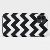 Coques Case-Mate iPhone Motif Chevron noir et blanc Zigzap (Dos (Horizontal))