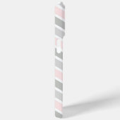 Coques Case-Mate iPhone Motif Chevron rose et gris Zigzag (Verso / Droite)