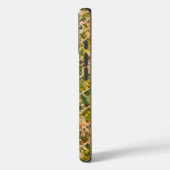 Coques Case-Mate iPhone Motif chevron tie and dye vert et or (Verso / Gauche)
