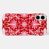 Coques Case-Mate iPhone Motif chinois Art Nouveau - Rouge profond (Verso (horizontal))