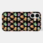 Coques Case-Mate iPhone Motif Chouette couleur mignonne Choisir la couleur (Verso (horizontal))