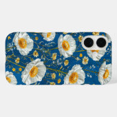 Coques Case-Mate iPhone ✨ Motif ciel à fleur blanche 🌿 Floral élégant (Verso (horizontal))