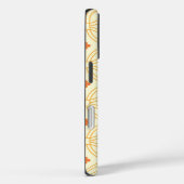 Coques Case-Mate iPhone Motif circulaire à verrouillage géométrique rétro (Verso / Droite)