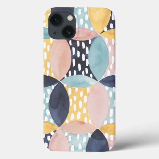 Coques Case-Mate iPhone Motif circulaire Abstrait (Verso)