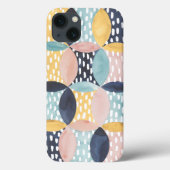 Coques Case-Mate iPhone Motif circulaire Abstrait (Verso)