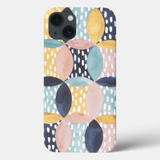 Coques Case-Mate iPhone Motif circulaire Abstrait (Verso)
