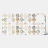 Coques Case-Mate iPhone Motif circulaire Abstrait neutre (Verso (horizontal))