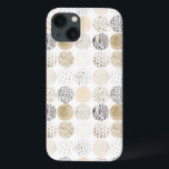 iPhone 13 Case Motif circulaire Abstrait neutre<br><div class="desc">Motif circulaire Abstrait neutre. Artiste : June Erica Vess. ID d'image : 150363D.</div>
