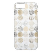 Coques Case-Mate iPhone Motif circulaire Abstrait neutre (Dos)