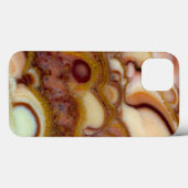 Coques Case-Mate iPhone Motif circulaire de pierre d'onyx (Verso (horizontal))