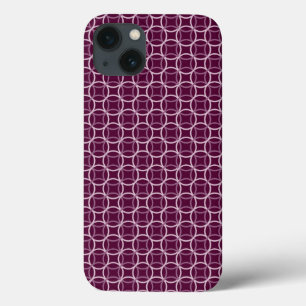 Case-Mate iPhone Case Motif circulaire moderne rose et violet