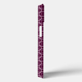 Coques Case-Mate iPhone Motif circulaire moderne rose et violet (Verso / Droite)