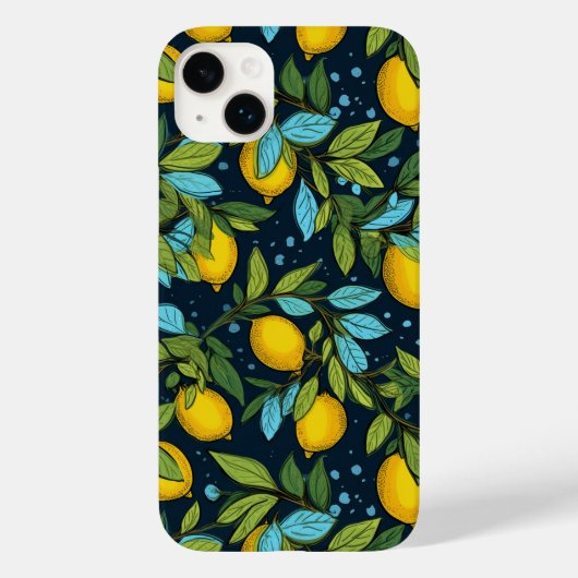 Coques Case-Mate iPhone Motif citron (Verso)