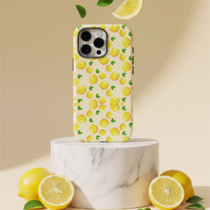 Coques iPhone 16 Pro Max Motif Citron Agrumes Ensoleillés Jaune Mignon Esth