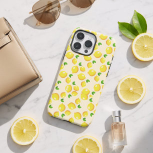 Coques iPhone 16 Pro Max Motif Citron Agrumes Ensoleillés Jaune Mignon Esth