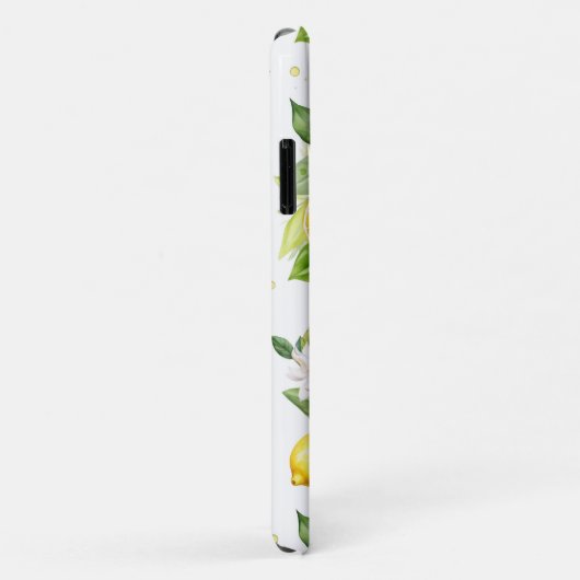 Coques Case-Mate iPhone Motif citron, Fleurs de citron, Feuilles, Citrus (Dos/Droite)