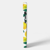 Coques Case-Mate iPhone Motif citron jaune aquarelle (Verso / Gauche)