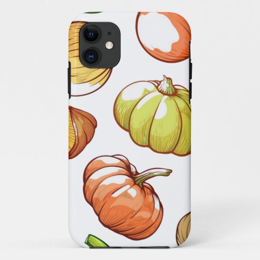 Coques Case-Mate iPhone motif citrouille (Dos)