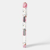 Coques Case-Mate iPhone Motif Citrouille aquarelle avec nom (Verso / Droite)