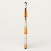 Coques Case-Mate iPhone Motif Citrouille d'aquarelle orange (Dos/Gauche)