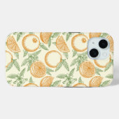 Coques Case-Mate iPhone Motif classique aux fruits orange (Verso (horizontal))
