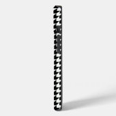 Coques Case-Mate iPhone Motif classique noir en houndstooth (Verso / Gauche)